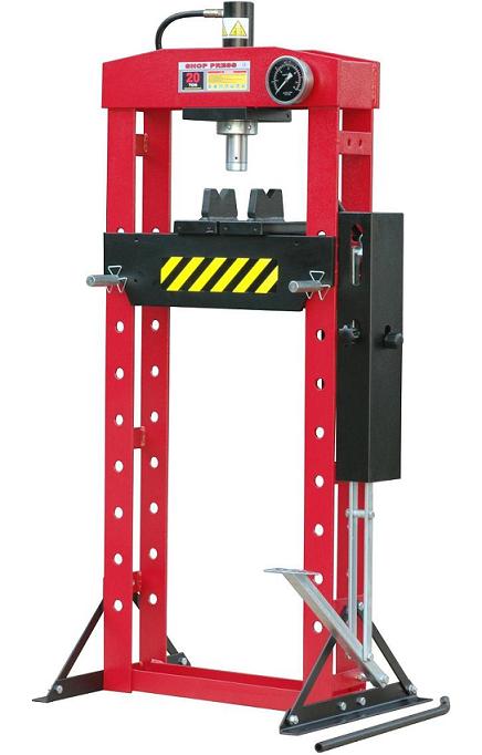 Presse Hydraulique D'atelier 20T Manuelle 2 Vitesses