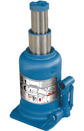 Cric Bouteille Hydraulique 5T Télescopique