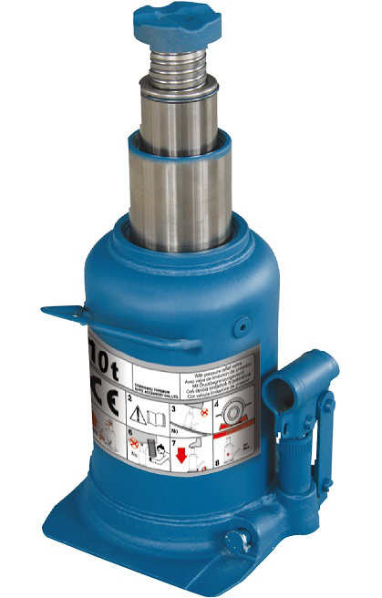 Cric Bouteille Hydraulique 10T Télescopique