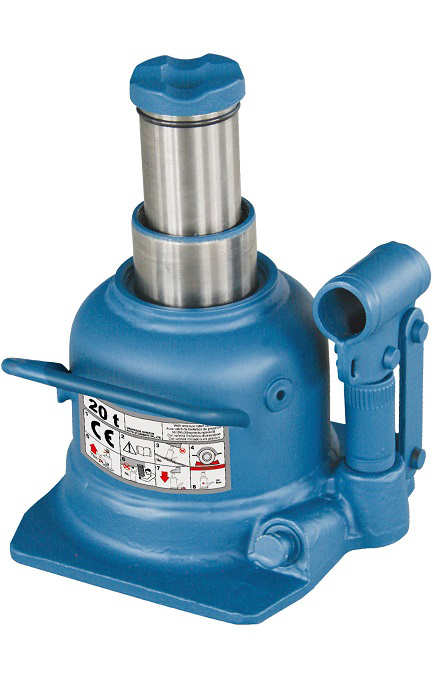 Cric Hydraulique Bouteille 20 Tonnes Hauteur 235-445 Mm