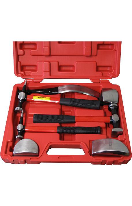 Coffret 3 Marteaux Carrossier Et 4 Tas
