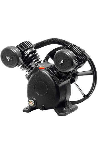 Tête De Compression Nue 2CV, Cylindre Fonte, Chemisée Fonte, Coaxiale Avec Filtre D'Aspiration