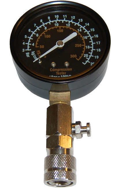 Kit de test de compression de cylindre de moteur 11pcs, outil de diagnostic  de manomètre de pression de carburant à essence, ensemble de testeur de
