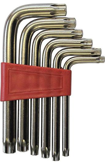 Jeu De 6 Clés Mâles Torx